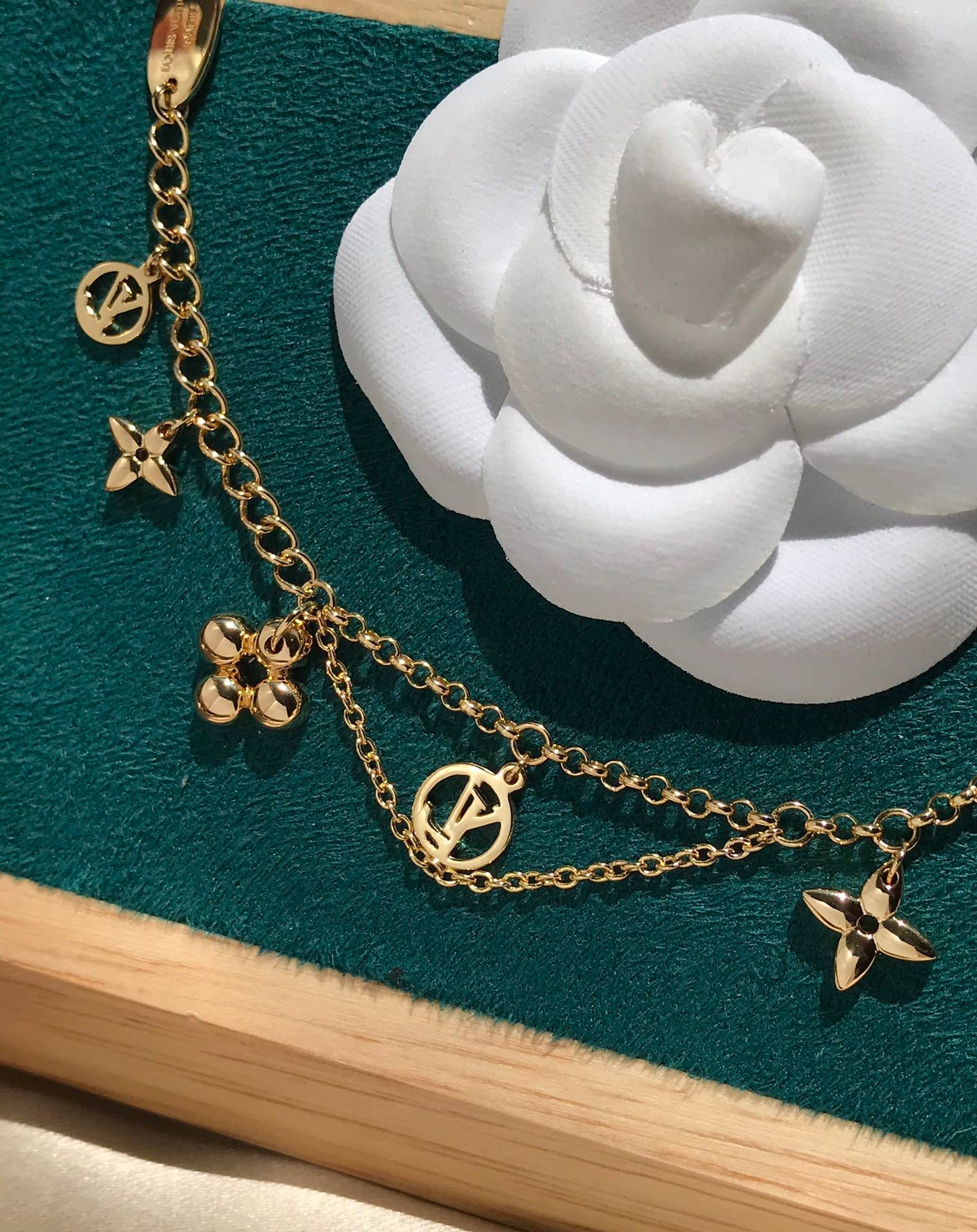 [：Polaidi Jewelry]BLOOMING PINK GOLD MOP BRACELET
