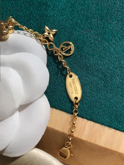 [：Polaidi Jewelry]BLOOMING PINK GOLD MOP BRACELET
