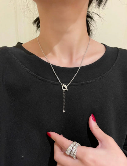 [：Polaidi Jewelry]FINESSE SILVER ダイヤモンド ネックレス