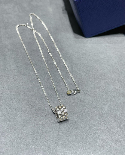 [：Polaidi Jewelry]BEE LOVE DIAMOND PAVED 3 ROW NECKLACE