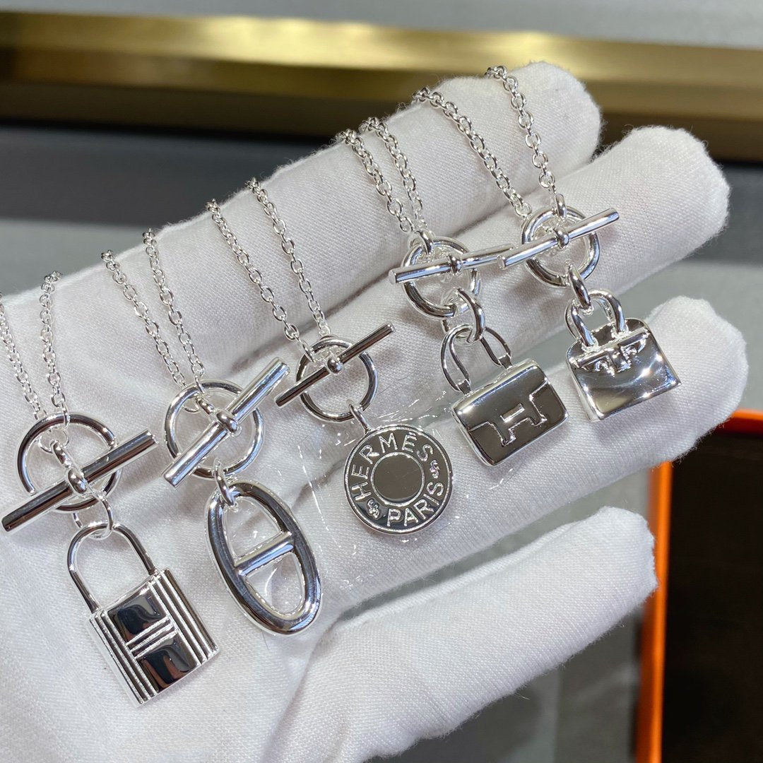 [Polaidi Jewelry]CONSTANCE PEDANT SILVER NECKLACE