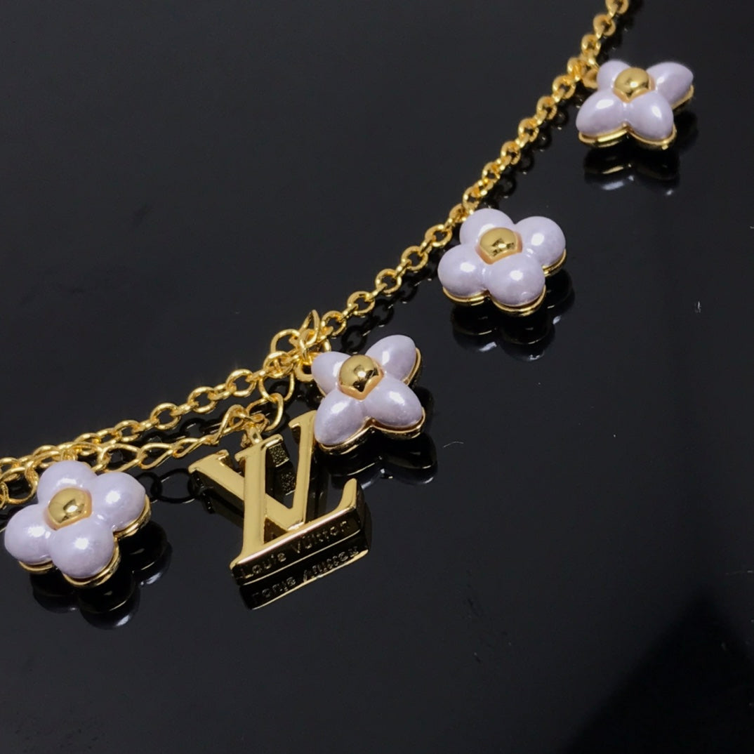 [：Polaidi Jewelry]LOGO 6 MOTIF STAR AND SUN GOLD BRACELET