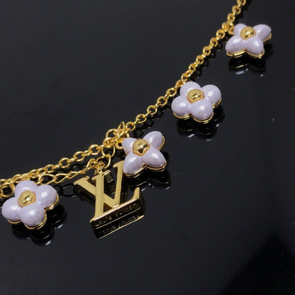 [：Polaidi Jewelry]LOGO 6 MOTIF STAR AND SUN GOLD BRACELET