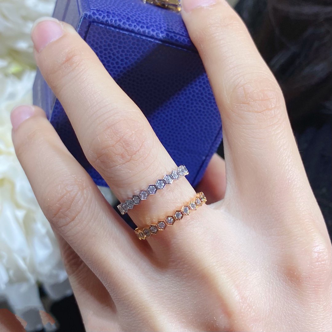 [：Polaidi Jewelry]BEE LOVE DIAMOND PAVED SMALL RING