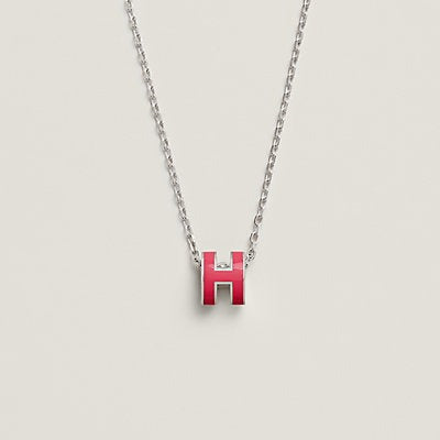 [：Polaidi Jewelry]H NECKLACE PINK