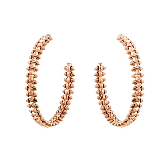 [Polaidi Jewelry]CLASH LARGE HOOP EARRINGS
