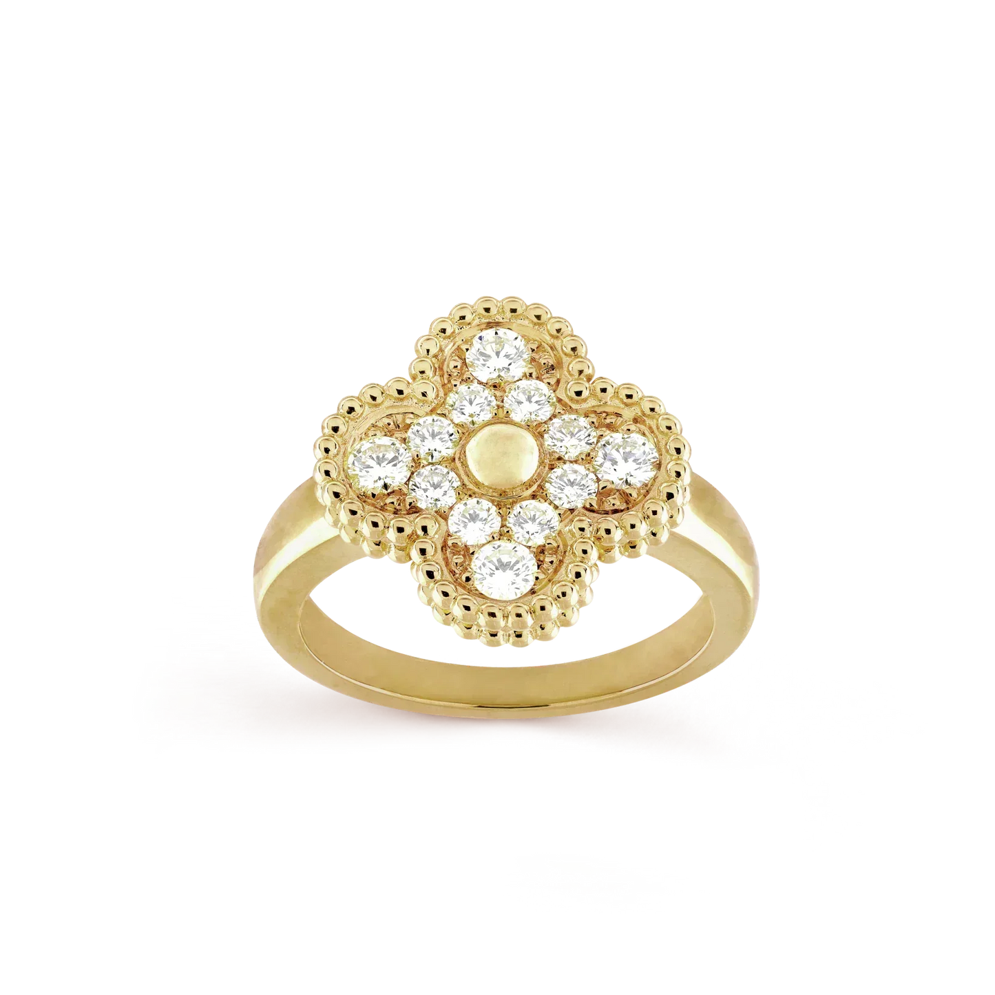 [Polaidi Jewelry]CLOVER DIAMOND RING