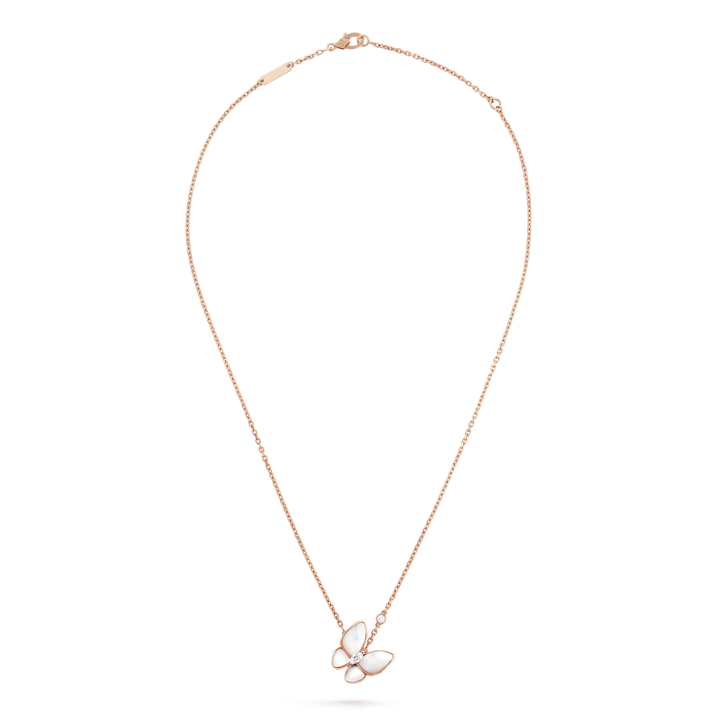 [Polaidi Jewelry]BUTTERFLY MOP DIAMOND NECKLACE