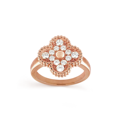 [Polaidi Jewelry]CLOVER DIAMOND RING