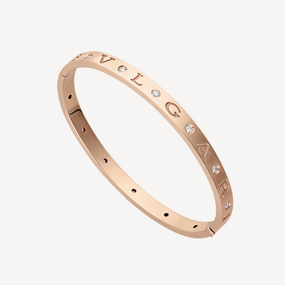 [Polaidi Jewelry]ZERO 1 PINK GOLD 12 DIAMONDS BRACELET