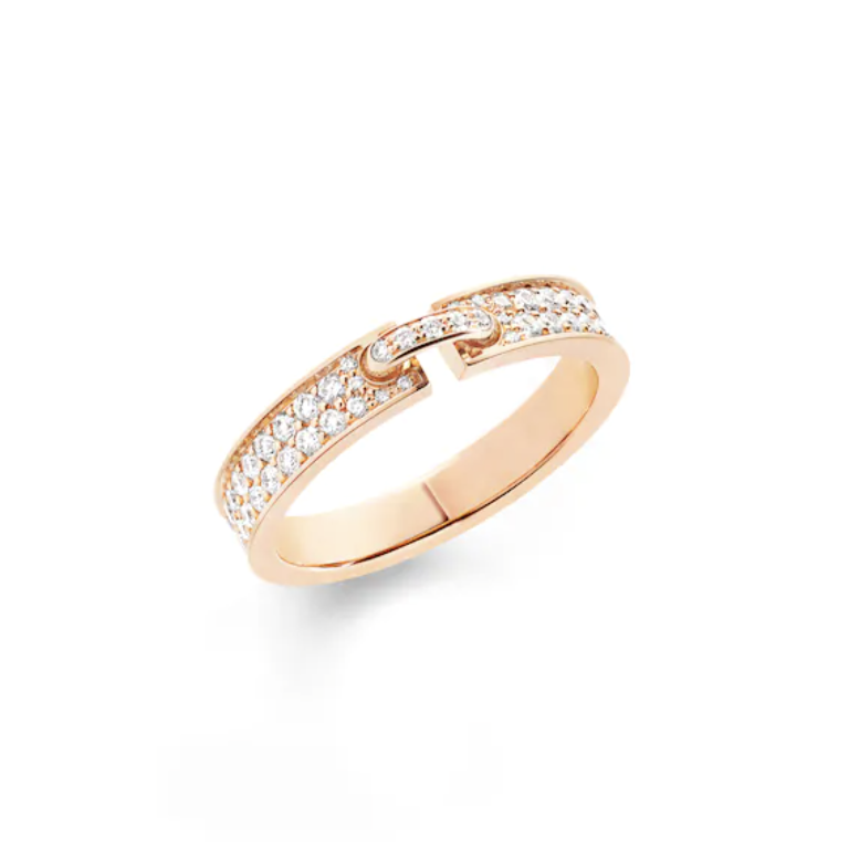 [Polaidi Jewelry]ALLIANCE LIENS VIDENCE PAVED DIAMOND 4MM RING