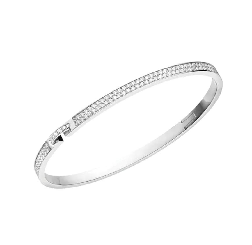 [Polaidi Jewelry]LIENS VIDENCE DIAMOND PAVED BRACELET