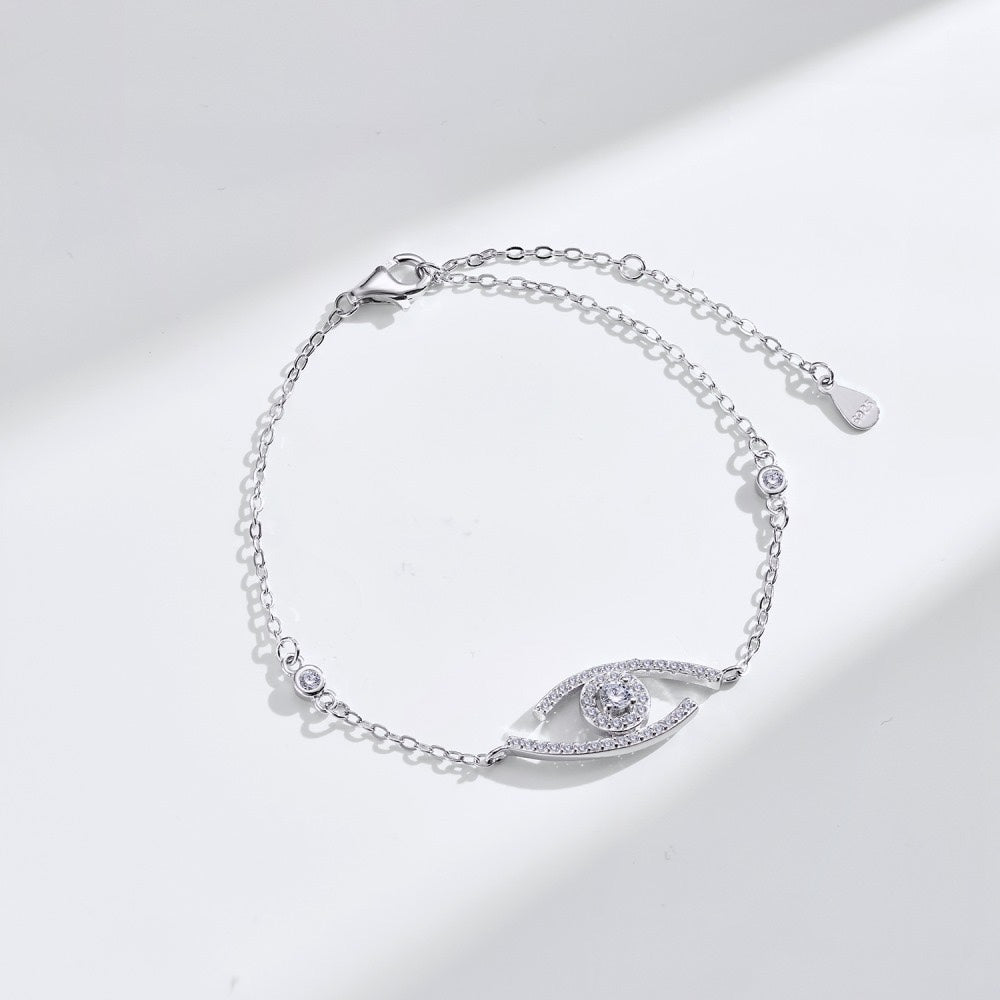 [Polaidi Jewelry] Glücksauge Pavé-Diamantarmband