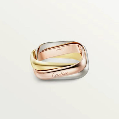 [Polaidi Jewelry]TRINITY RING GOLD PINK GOLD SILVER