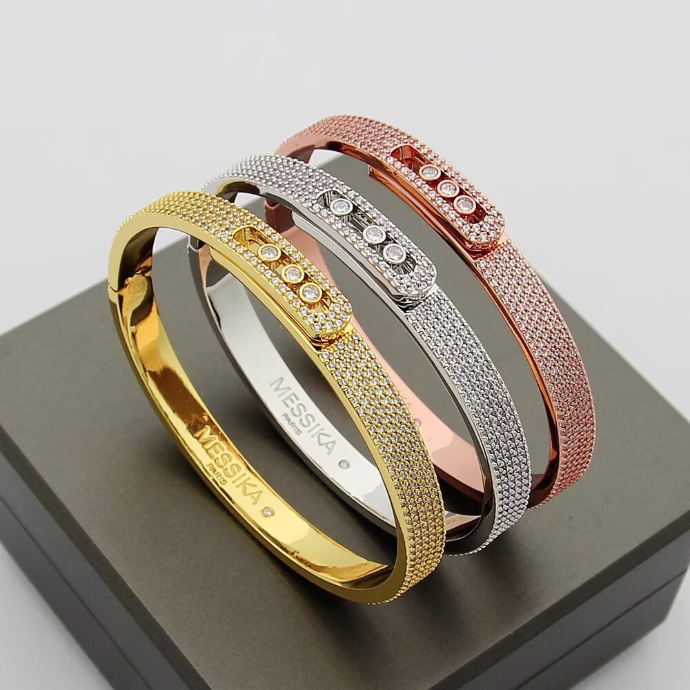 [Polaidi Jewelry]Move Noa Full Pav¨¦ Diamond Bangle Bracelet
