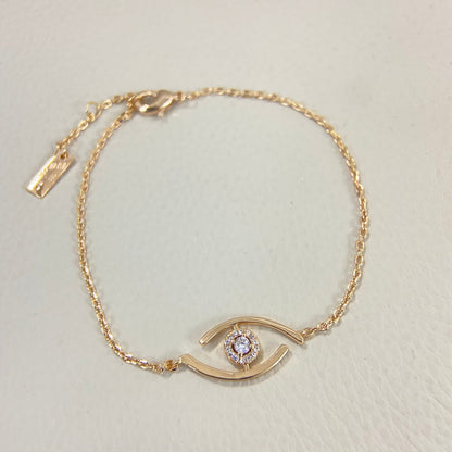 [Polaidi Jewelry]Lucky Eye Pave-Set Diamond Bracelet