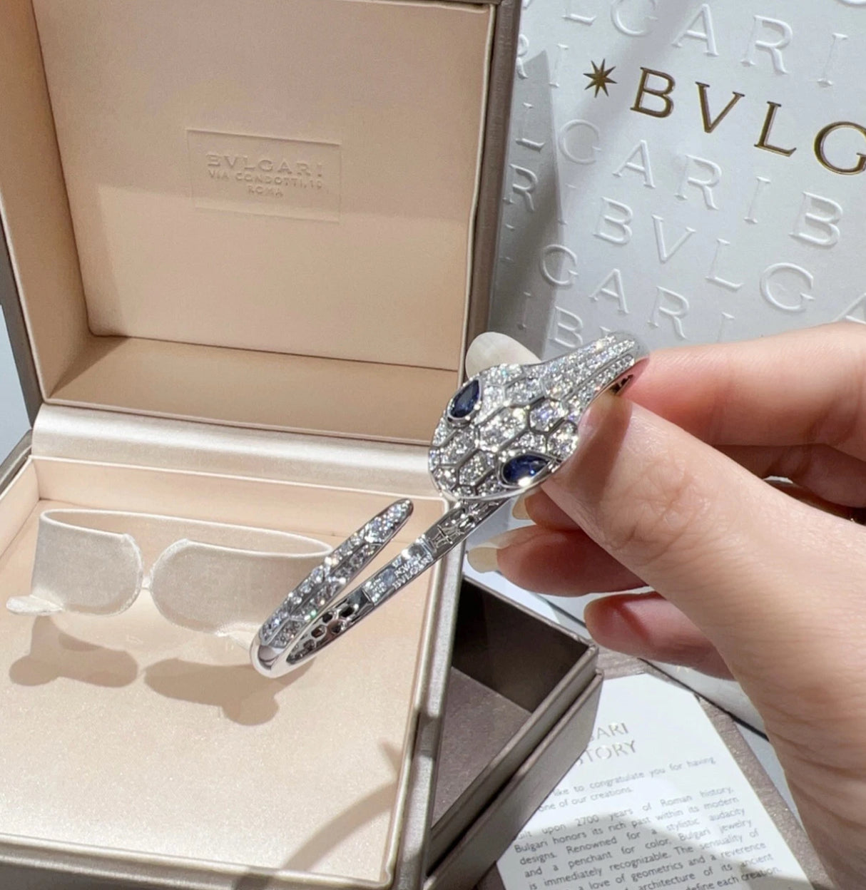 [Polaidi Jewelry]HAUTE COUTURE SILVER SERPENTI BRACELET