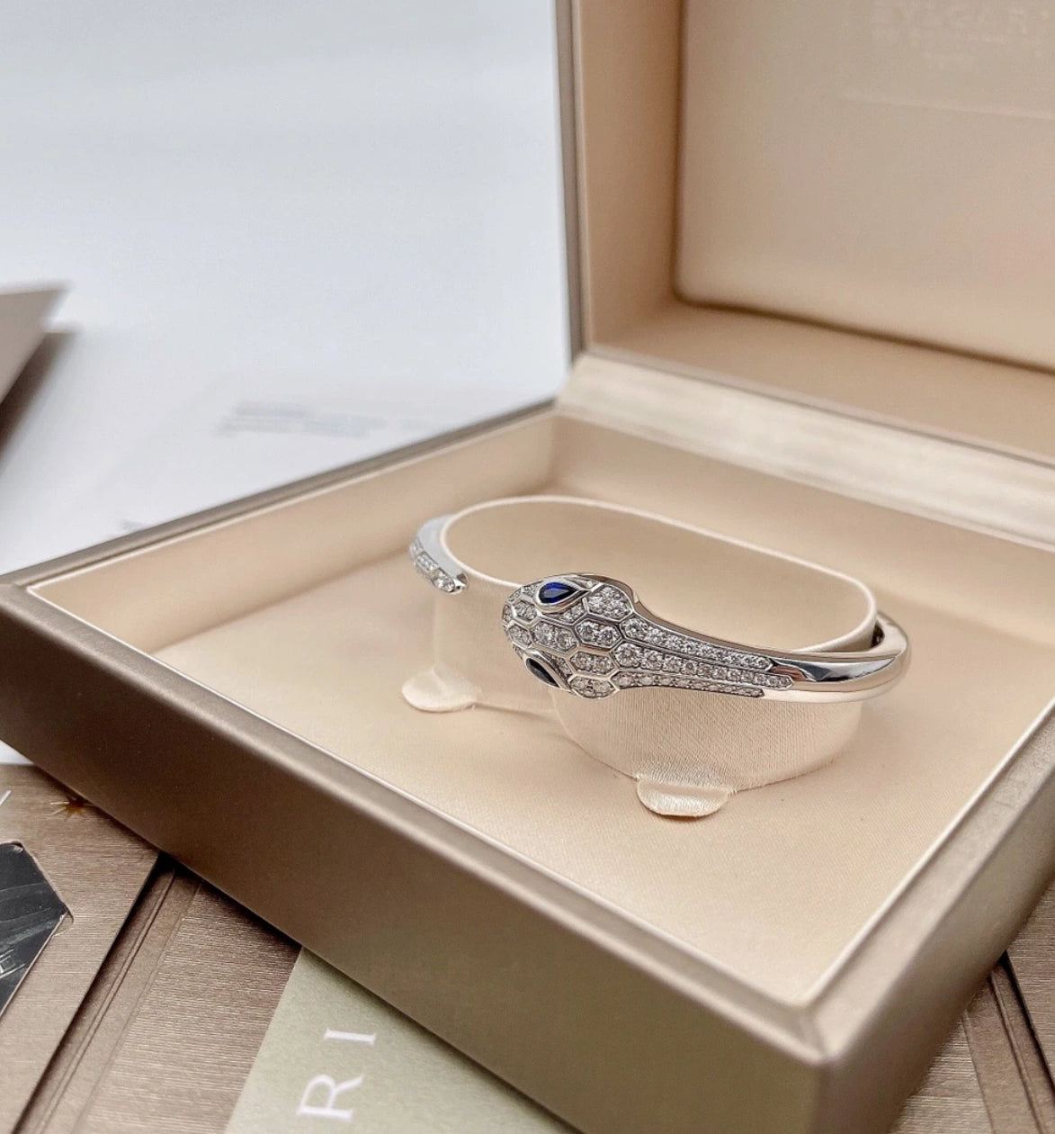 [Polaidi Jewelry]HAUTE COUTURE SILVER SERPENTI BRACELET