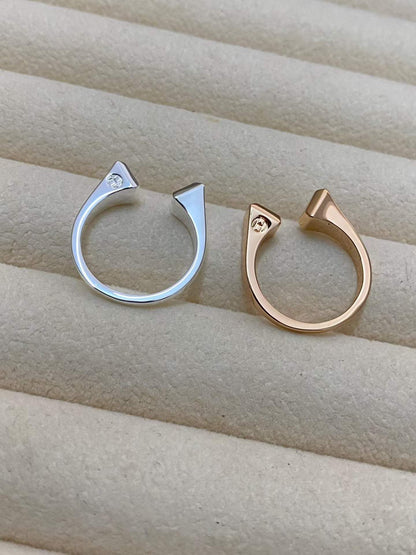 [Polaidi Jewelry]THE CONE RIVET RING IS OPEN AND ONE SIZE FITS ALL