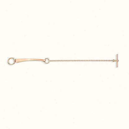 [Polaidi Jewelry]CLOU DE FORGE BRACELET WITH SQUARE CONE STUDS