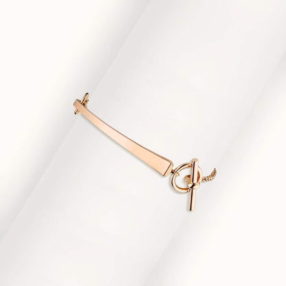 [Polaidi Jewelry]CLOU DE FORGE BRACELET WITH SQUARE CONE STUDS