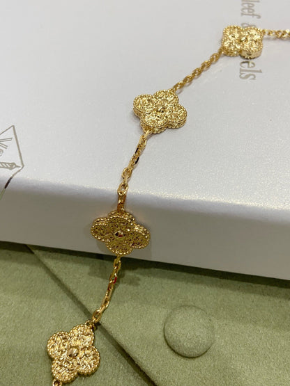 [Polaidi Jewelry]CLOVERS THE 10-MOTIFS NECKLACE