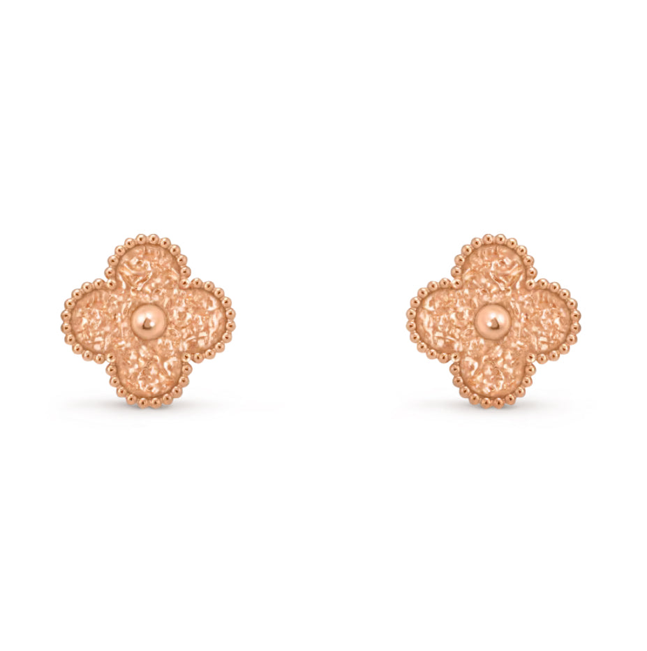 [Polaidi Jewelry]CLOVER MEDIUM 1 MOTIFS LAVA EARRINGS