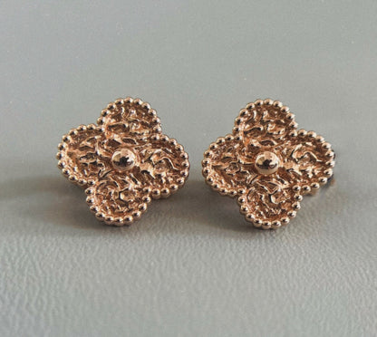 [Polaidi Jewelry]CLOVER MEDIUM 1 MOTIFS LAVA EARRINGS