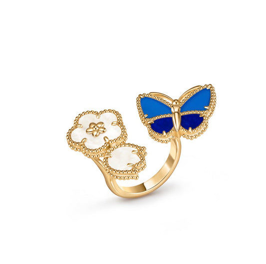 [Polaidi Jewelry]LUCKY 3 MOTIF GOLD RING