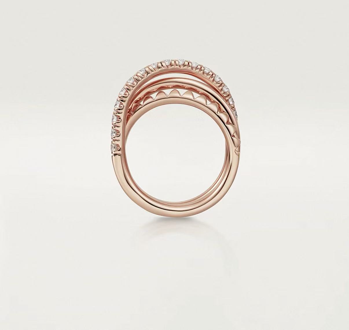 [：Polaidi Jewelry]ETINCELLE COLLECTION ROSE GOLD DIAMOND RING