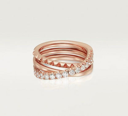 [：Polaidi Jewelry]ETINCELLE COLLECTION ROSE GOLD DIAMOND RING