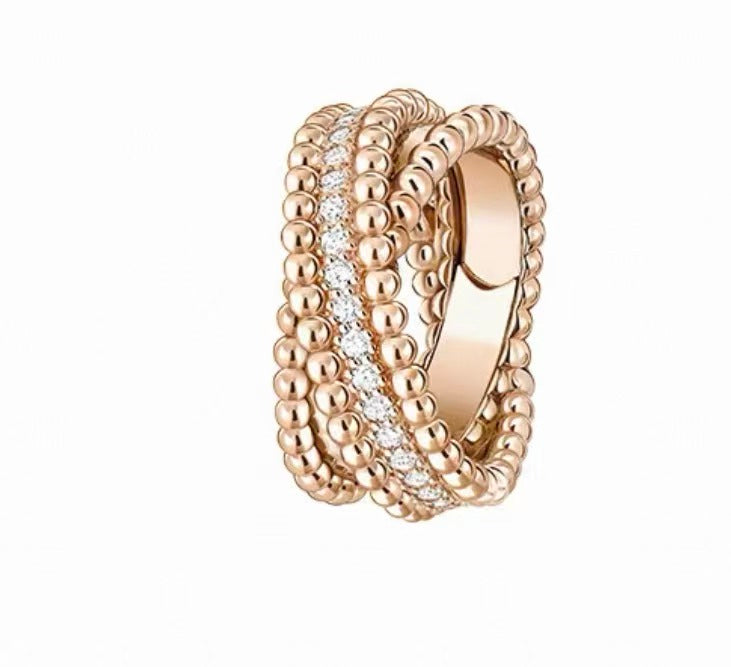 [：Polaidi Jewelry]PERLEE COLLECTION YELLOW GOLD WHITE GOLD ROSE GOLD DIAMOND RING