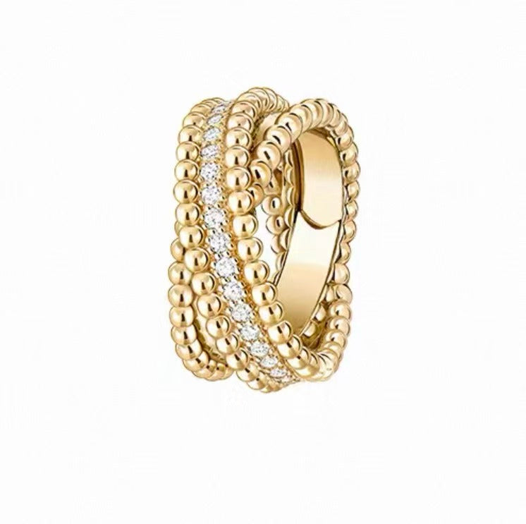 [：Polaidi Jewelry]PERLEE COLLECTION YELLOW GOLD WHITE GOLD ROSE GOLD DIAMOND RING