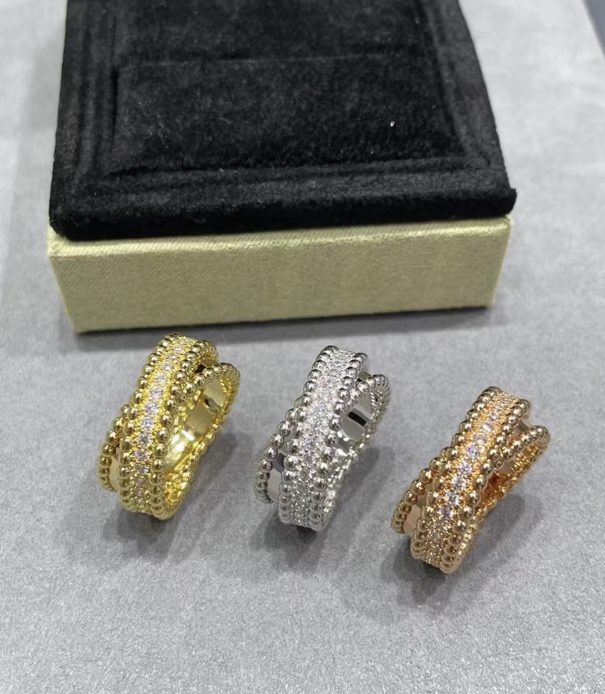 [：Polaidi Jewelry]PERLEE COLLECTION YELLOW GOLD WHITE GOLD ROSE GOLD DIAMOND RING