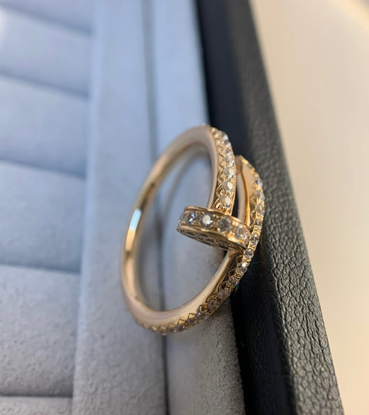 [Polaidi Jewelry]JUSTE RING 1.8MM GOLD DIAMONDS