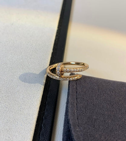 [Polaidi Jewelry]JUSTE RING 1.8MM GOLD DIAMONDS