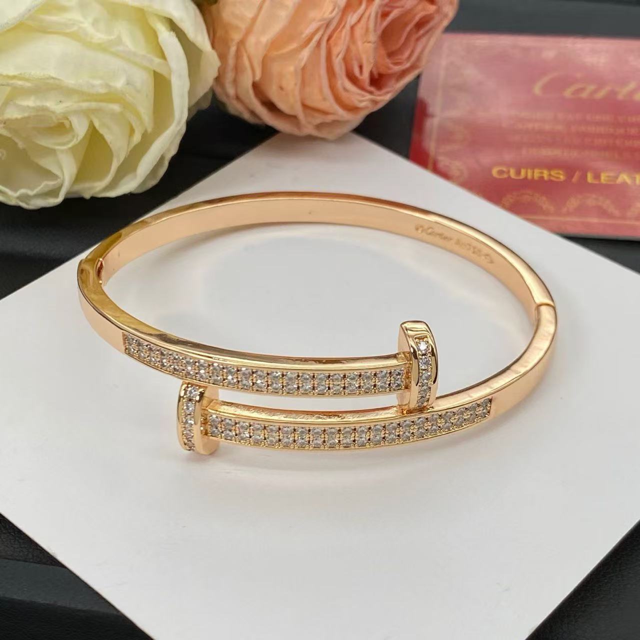 [Polaidi Jewelry]NEW ROSE GOLD 6.1MM BRACELET