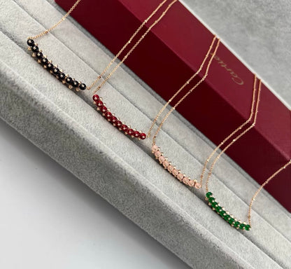 [：Polaidi Jewelry]CLASH COLLECTION AGATE CHALCEDONY STUD NECKLACE