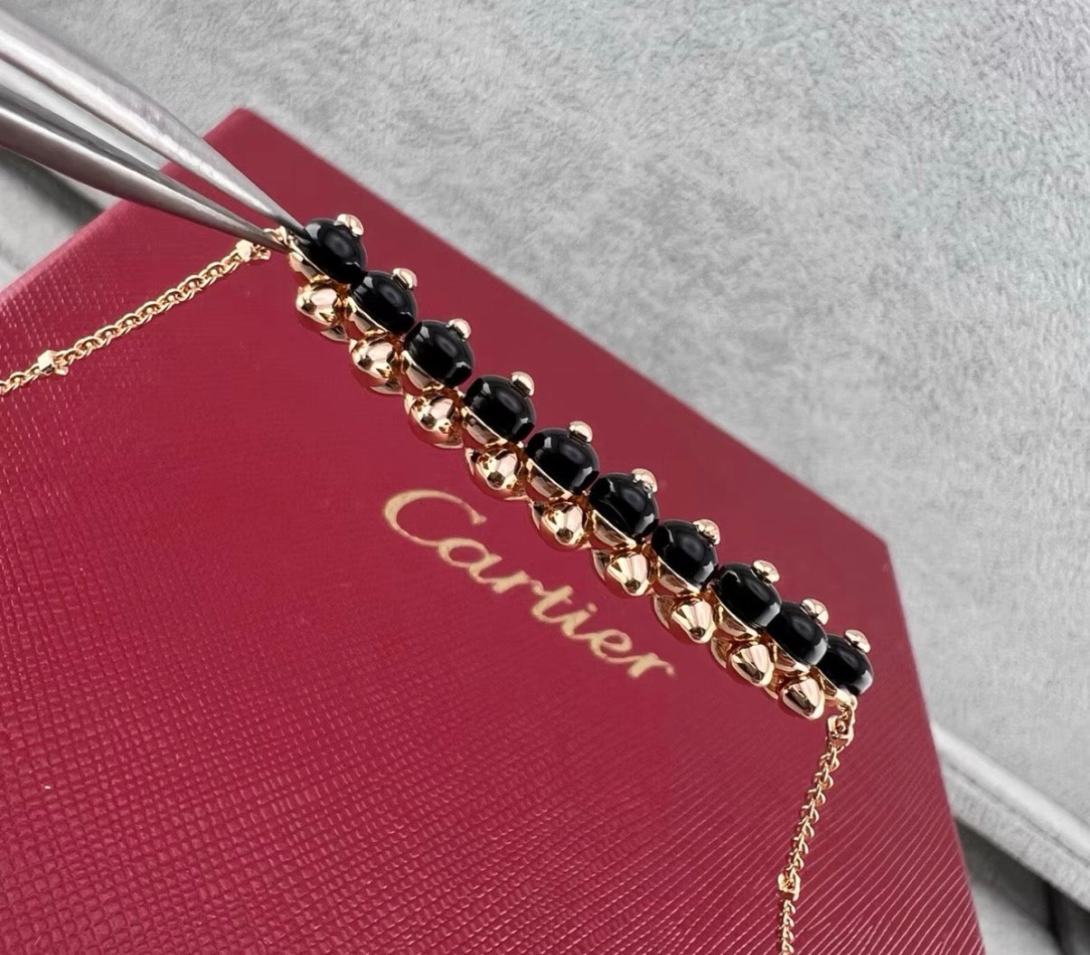 [：Polaidi Jewelry]CLASH COLLECTION AGATE CHALCEDONY STUD NECKLACE