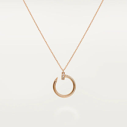 [Polaidi Jewelry]JUSTE NECKLACE PINK GOLD