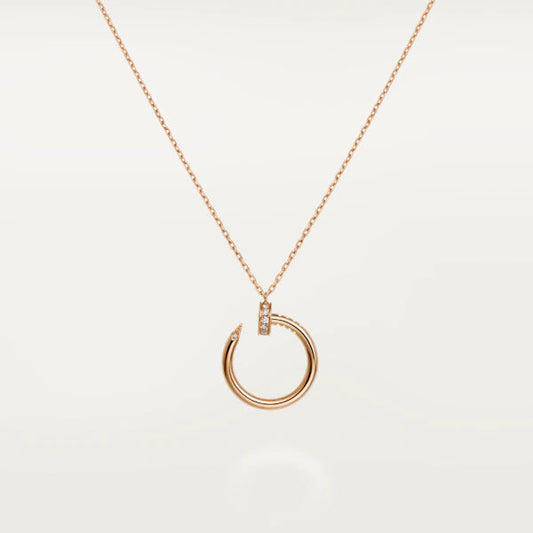 [Polaidi Jewelry]JUSTE NECKLACE PINK GOLD