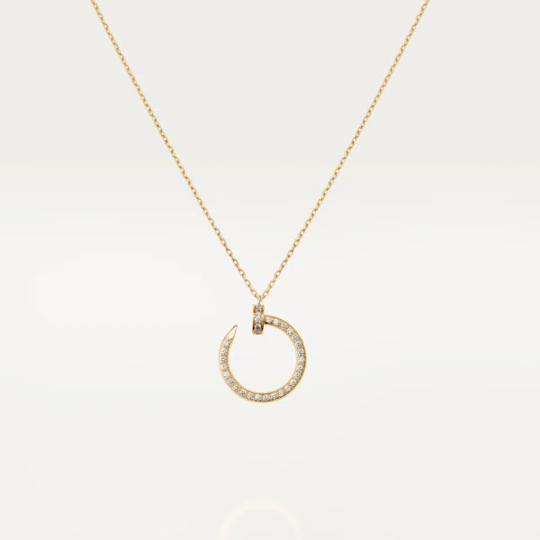 [Polaidi Jewelry]JUSTE NECKLACE GOLD DIAMONDS