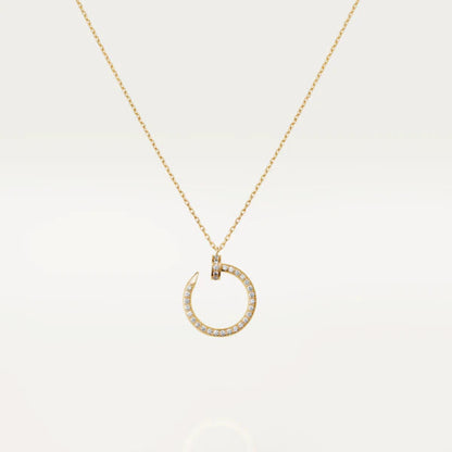 [Polaidi Jewelry]JUSTE NECKLACE GOLD DIAMONDS