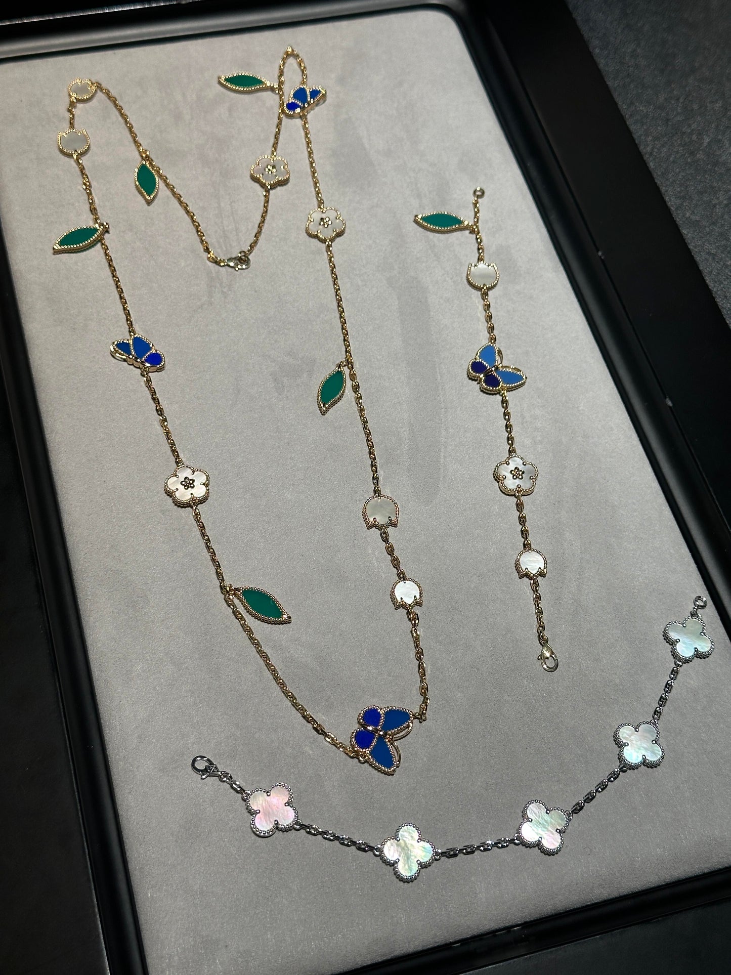 [Polaidi Jewelry] 26 NEW CLOVER 15 MOTIFS LUCKY NECKLACE