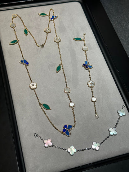 [Polaidi Jewelry] 26 NEW CLOVER 15 MOTIFS LUCKY NECKLACE