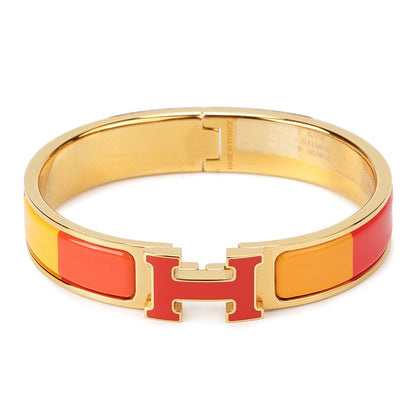 [Polaidi Jewelry]H BRACELET ORANGE RAINBOW CERAMIC