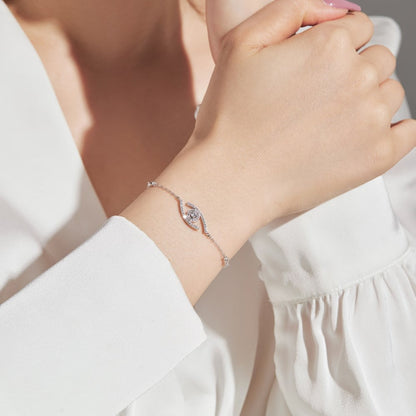 [Polaidi Jewelry]Lucky Eye Pave-Set Diamond Bracelet