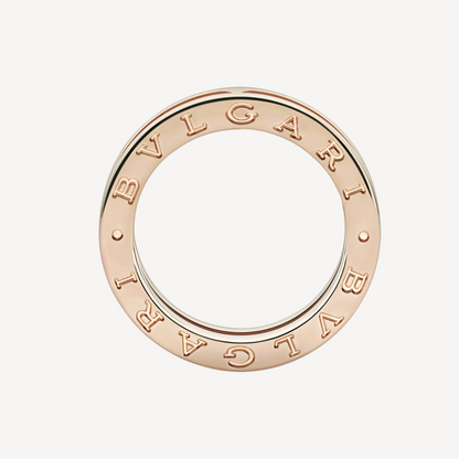 [Polaidi Jewelry]ZERO 1 ONE-BAND PAVED DIAMONDS ON THE SPIRAL RING
