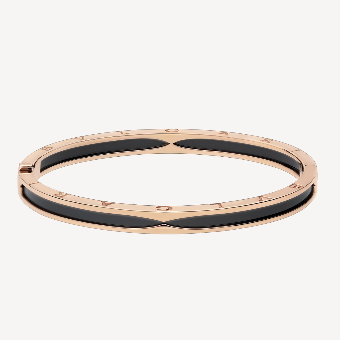 [Polaidi Jewelry]ZERO 1 PINK GOLD WITH BLACK CERAMIC BRACELET