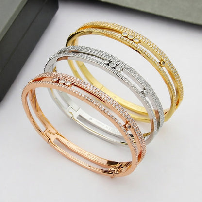 [Polaidi Jewelry]Move Romane pav¨¦ bangle